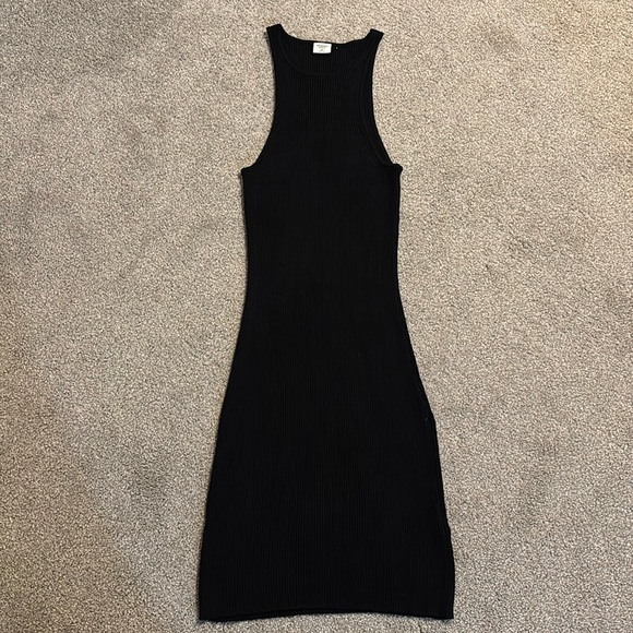 Abercrombie & Fitch Black Ribbed Dress - Picture 1 of 5
